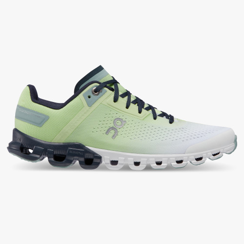 On Running Cloud Shoes Women's Cloudflow-Meadow | White - Click Image to Close