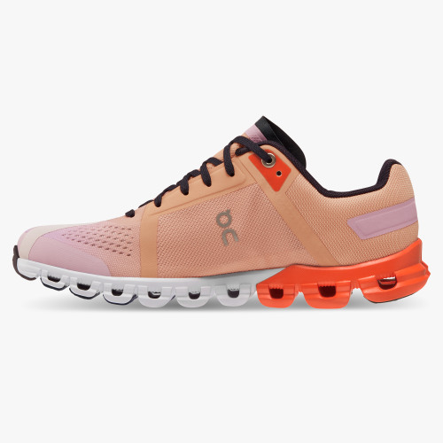 On Running Cloud Shoes Women's Cloudflow-Rose | Fiji - Click Image to Close