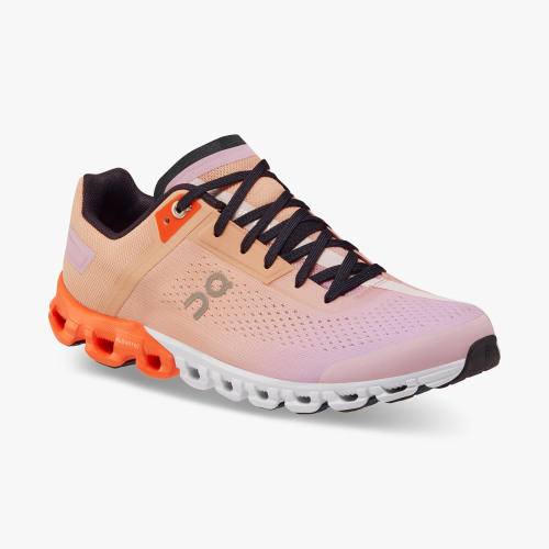 On Running Cloud Shoes Women's Cloudflow-Rose | Fiji - Click Image to Close