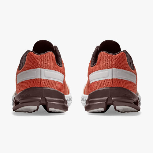 On Running Cloud Shoes Women's Cloudflow-Rust | White