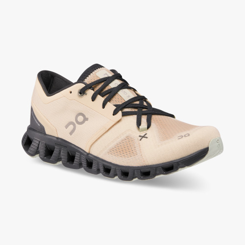 On Running Cloud Shoes Women's Cloud X 3-Fawn | Magnet - Click Image to Close