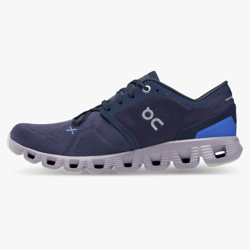 On Running Cloud Shoes Women's Cloud X 3-Midnight | Heron