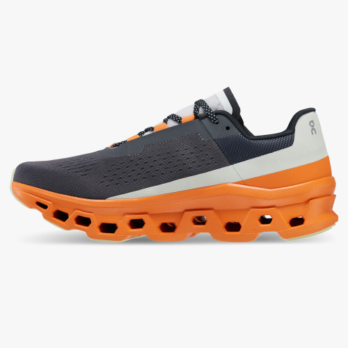 On Running Cloud Shoes Men's Cloudmonster-Eclipse | Turmeric