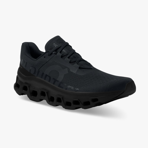 On Running Cloud Shoes Men's Cloudmonster-All | Black - Click Image to Close