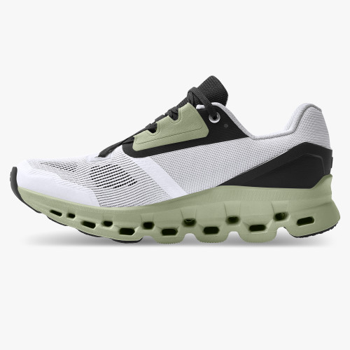 On Running Cloud Shoes Women's Cloudstratus-White | Black