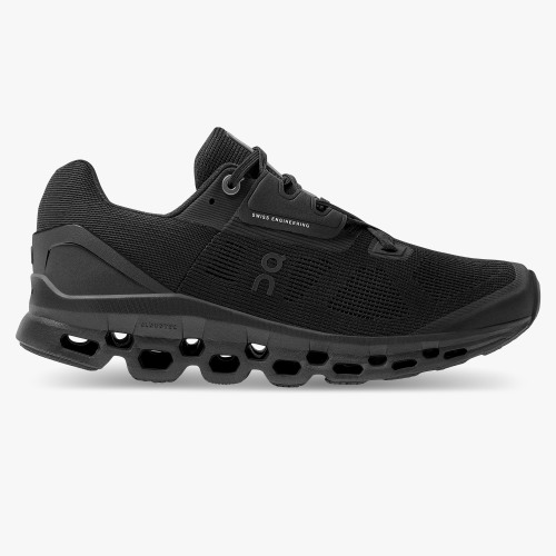 On Running Cloud Shoes Women's Cloudstratus-Black