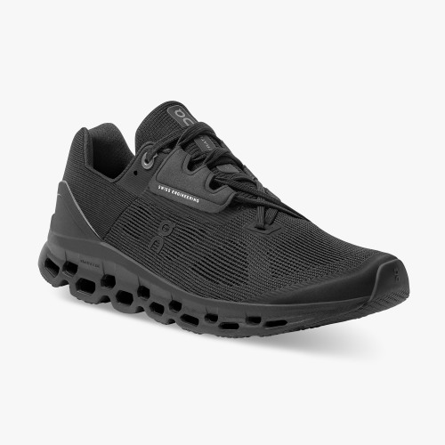 On Running Cloud Shoes Women's Cloudstratus-Black