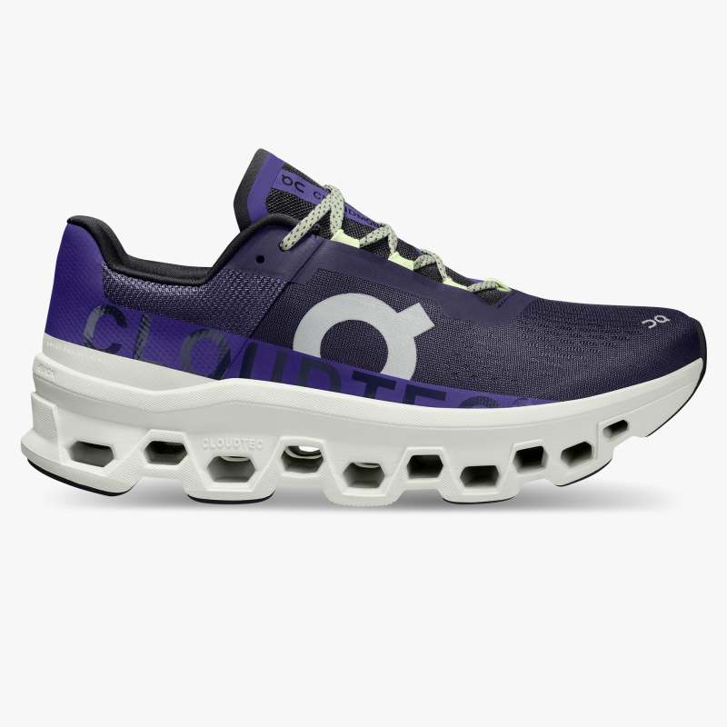 On Running Cloud Shoes Men's Cloudmonster-Acai | Aloe - Click Image to Close