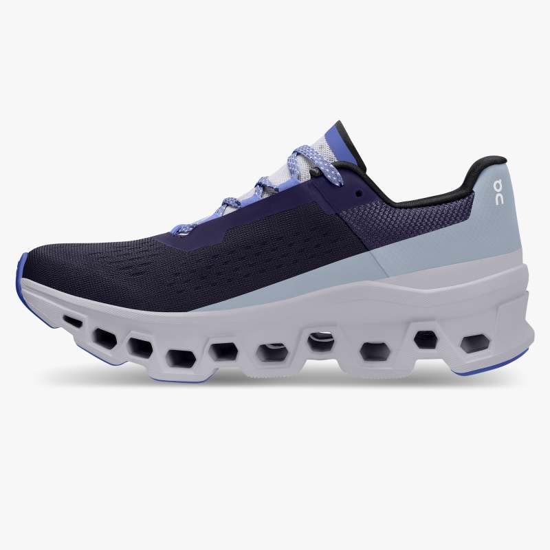 On Running Cloud Shoes Women's Cloudmonster-Acai | Lavender - Click Image to Close