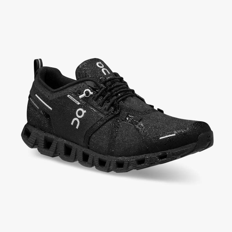 On Running Cloud Shoes Men's Cloud 5 Waterproof-All | Black