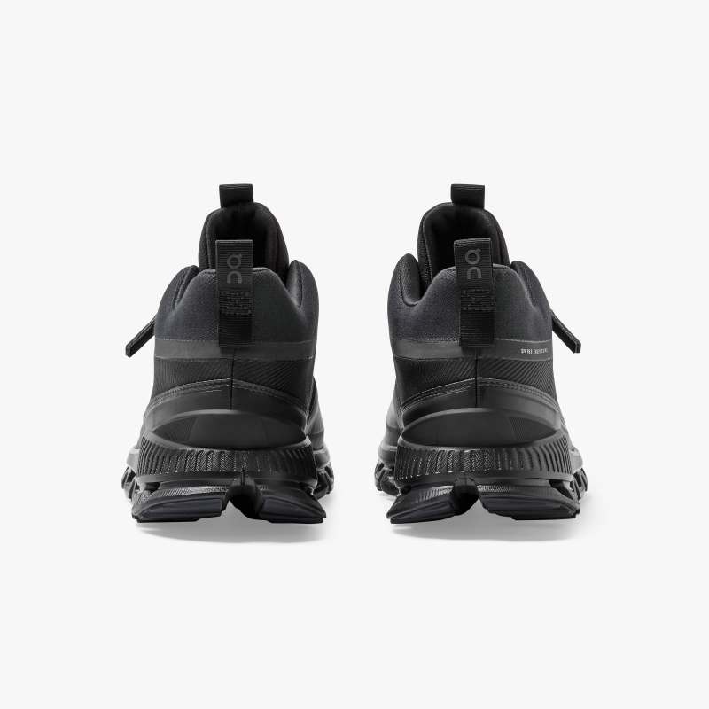 On Running Cloud Shoes Men's Cloud Hi Waterproof-All | Black