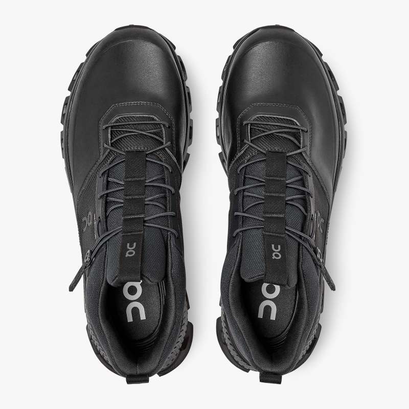 On Running Cloud Shoes Men's Cloud Hi Waterproof-All | Black