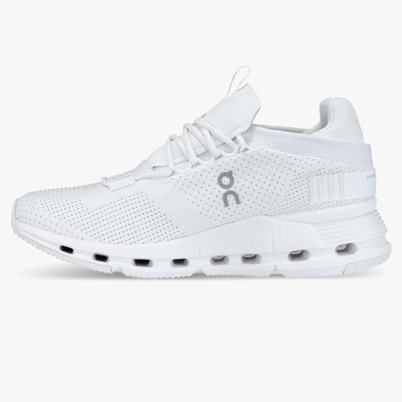 On Running Cloud Shoes Women's Cloudnova-All | White