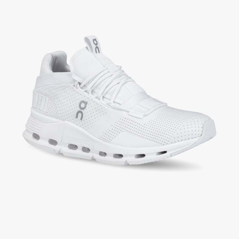 On Running Cloud Shoes Women's Cloudnova-All | White - Click Image to Close