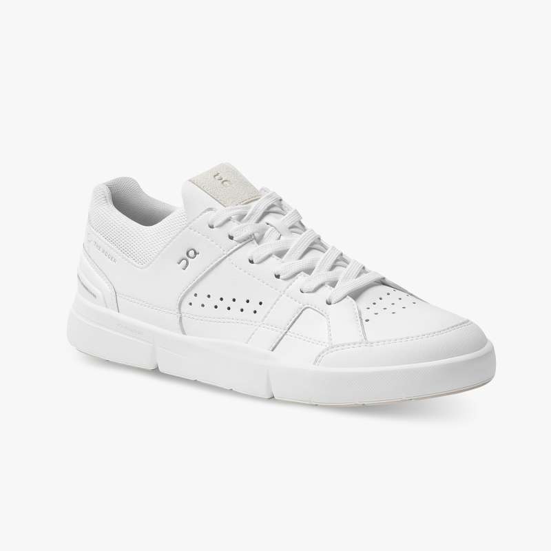 On Running Cloud Shoes Women's THE ROGER Clubhouse-All | White - Click Image to Close