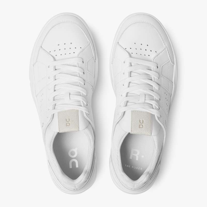 On Running Cloud Shoes Women's THE ROGER Clubhouse-All | White