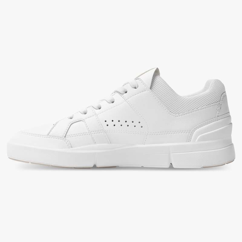 On Running Cloud Shoes Men's THE ROGER Clubhouse-All | White - Click Image to Close