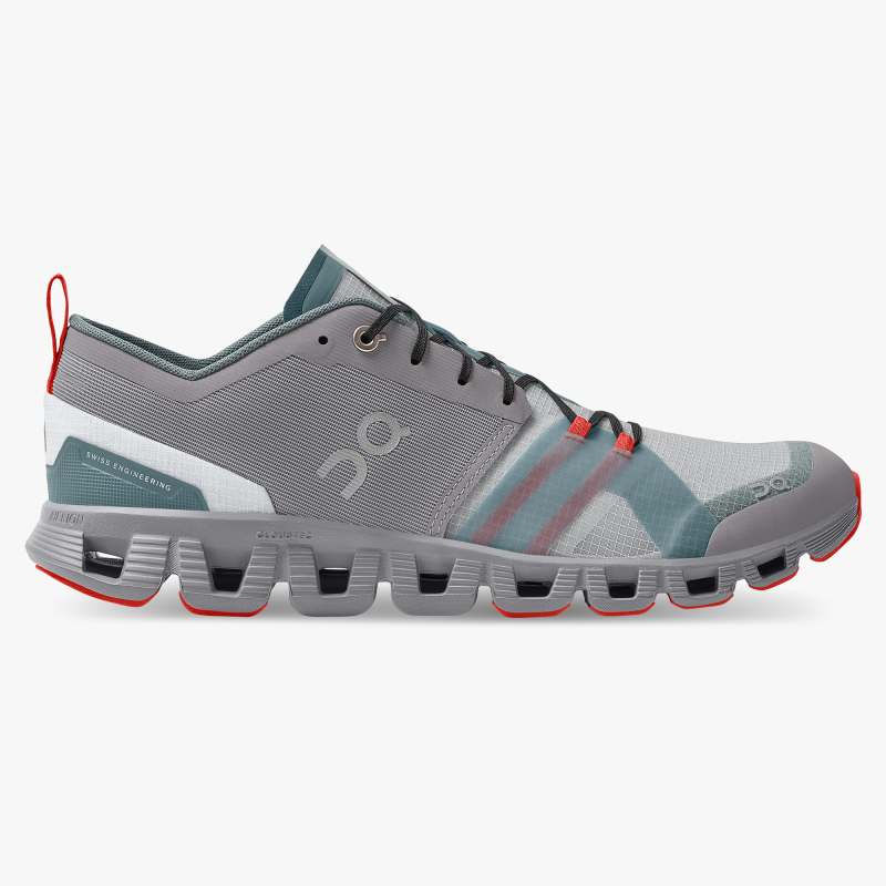 On Running Cloud Shoes Men's Cloud X Shift-Alloy | Red - Click Image to Close