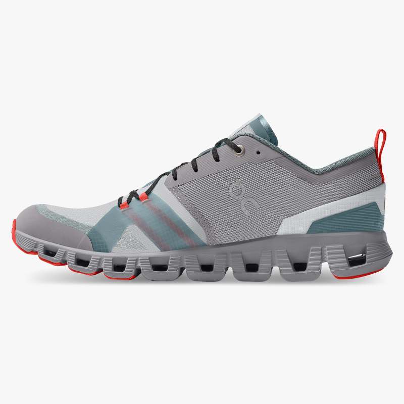 On Running Cloud Shoes Men's Cloud X Shift-Alloy | Red - Click Image to Close