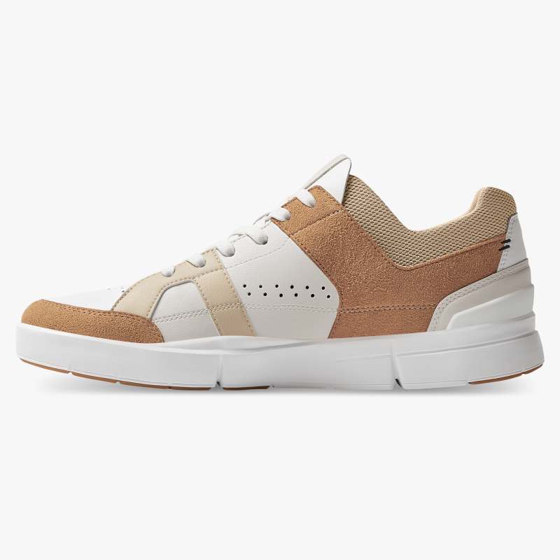 On Running Cloud Shoes Women's THE ROGER Clubhouse-Almond | Sand