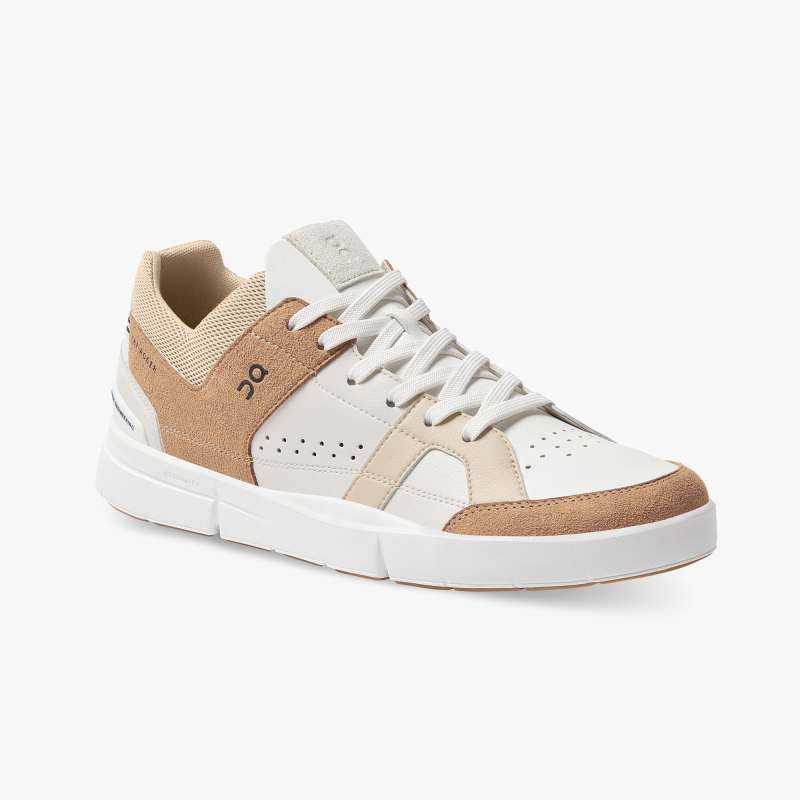 On Running Cloud Shoes Women's THE ROGER Clubhouse-Almond | Sand