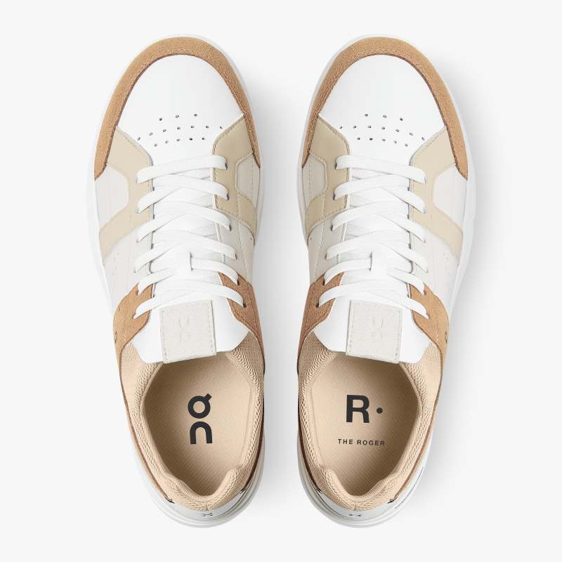 On Running Cloud Shoes Men's THE ROGER Clubhouse-Almond | Sand