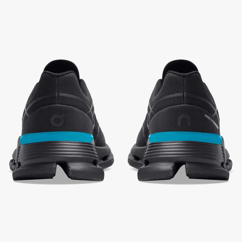 On Running Cloud Shoes Women's Cloudnova Z5-Black | Cyan - Click Image to Close