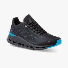 On Running Cloud Shoes Women's Cloudnova Z5-Black | Cyan