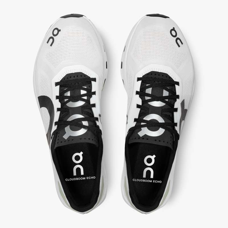 On Running Cloud Shoes Women's Cloudboom Echo-White | Black - Click Image to Close