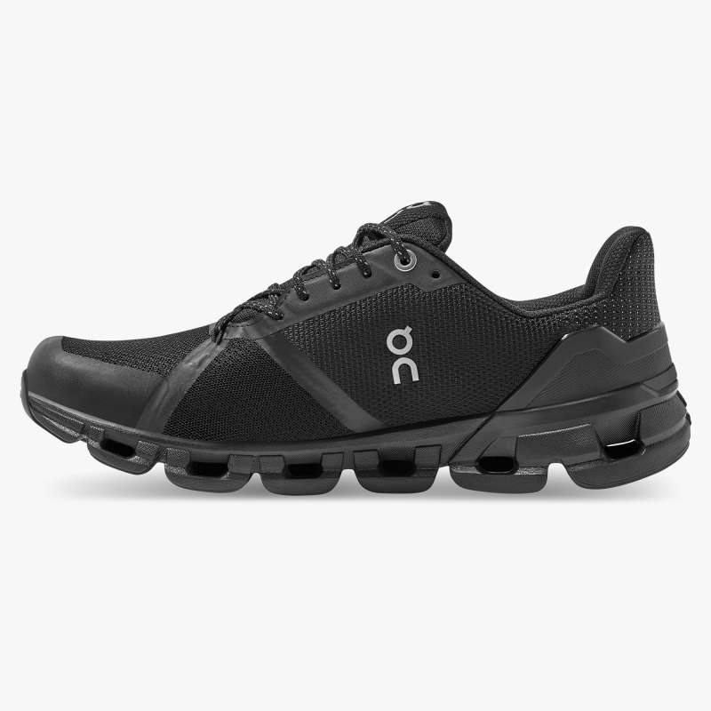 On Running Cloud Shoes Women's Cloudflyer Waterproof-Black | Lun - Click Image to Close