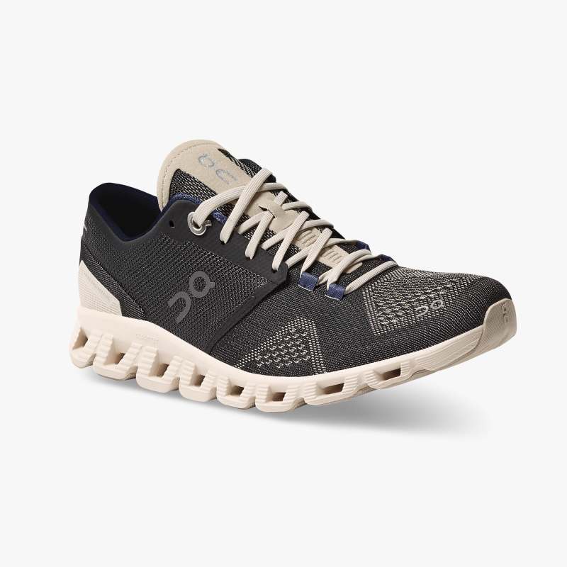 On Running Cloud Shoes Women's Cloud X-Black | Pearl - Click Image to Close