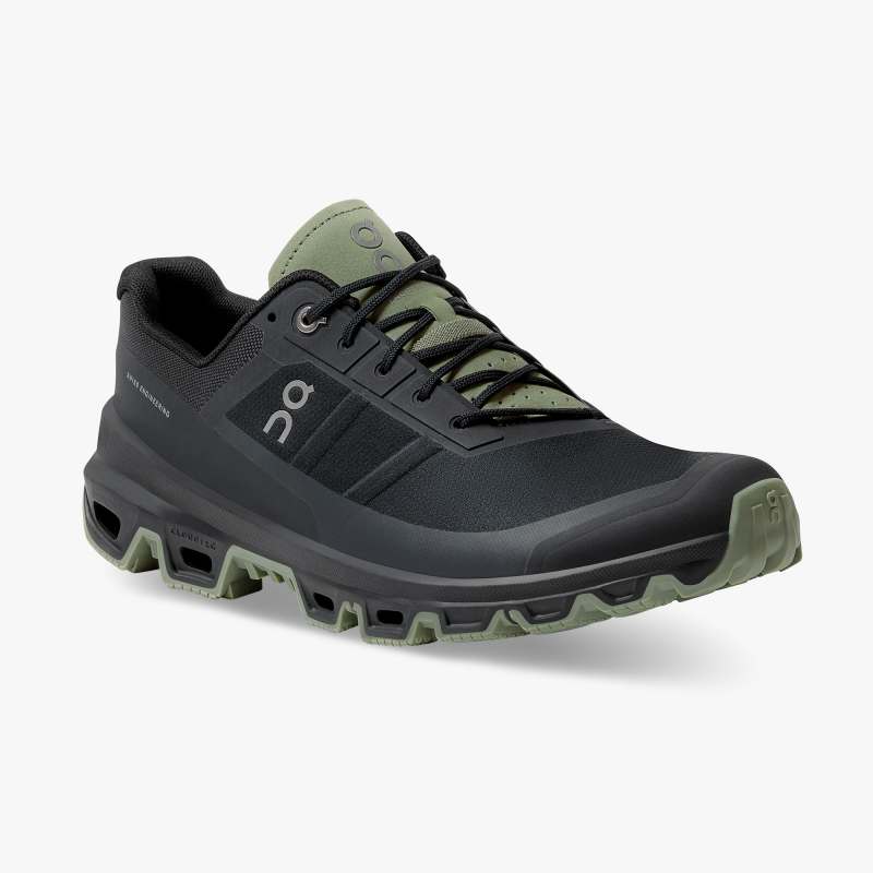 On Running Cloud Shoes Men's Cloudventure-Black | Reseda