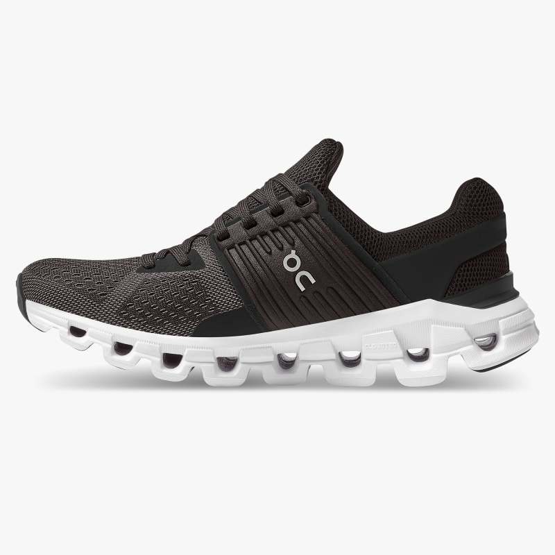 On Running Cloud Shoes Women's Cloudswift-Black | Rock - Click Image to Close