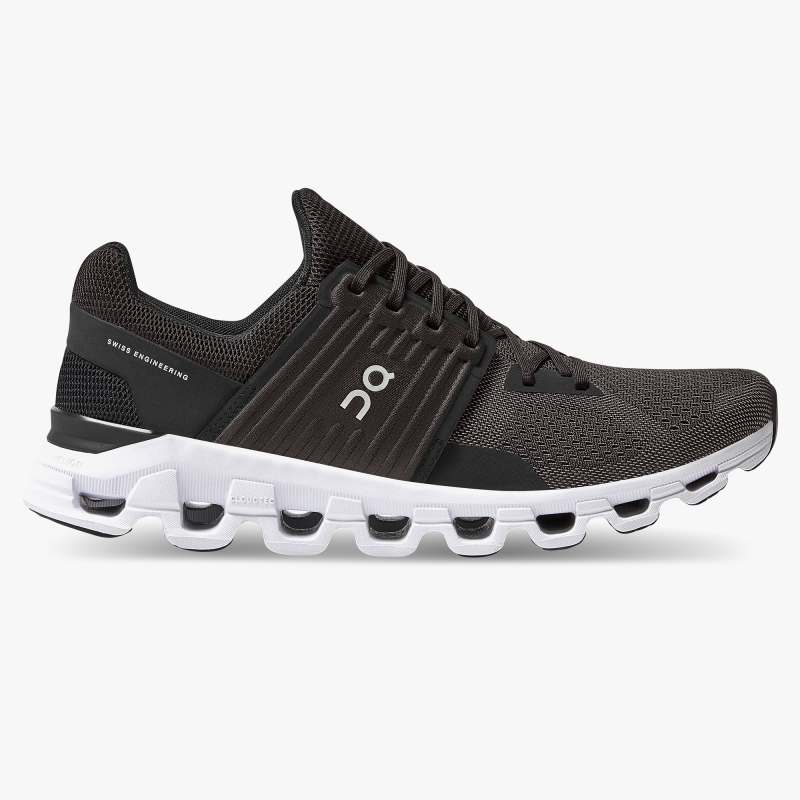 On Running Cloud Shoes Men's Cloudswift-Black | Rock