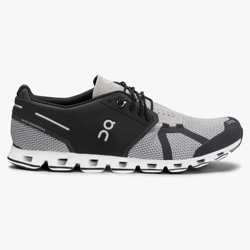 On Running Cloud Shoes Men's Cloud-Black | Slate - Click Image to Close