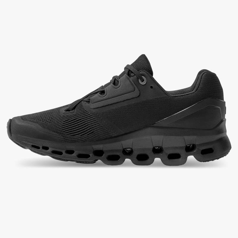 On Running Cloud Shoes Women's Cloudstratus-Black