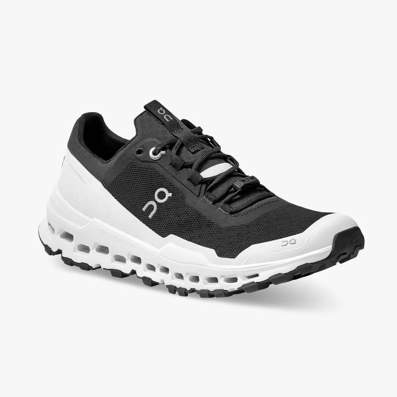 On Running Cloud Shoes Women's Cloudultra-Black | White - Click Image to Close