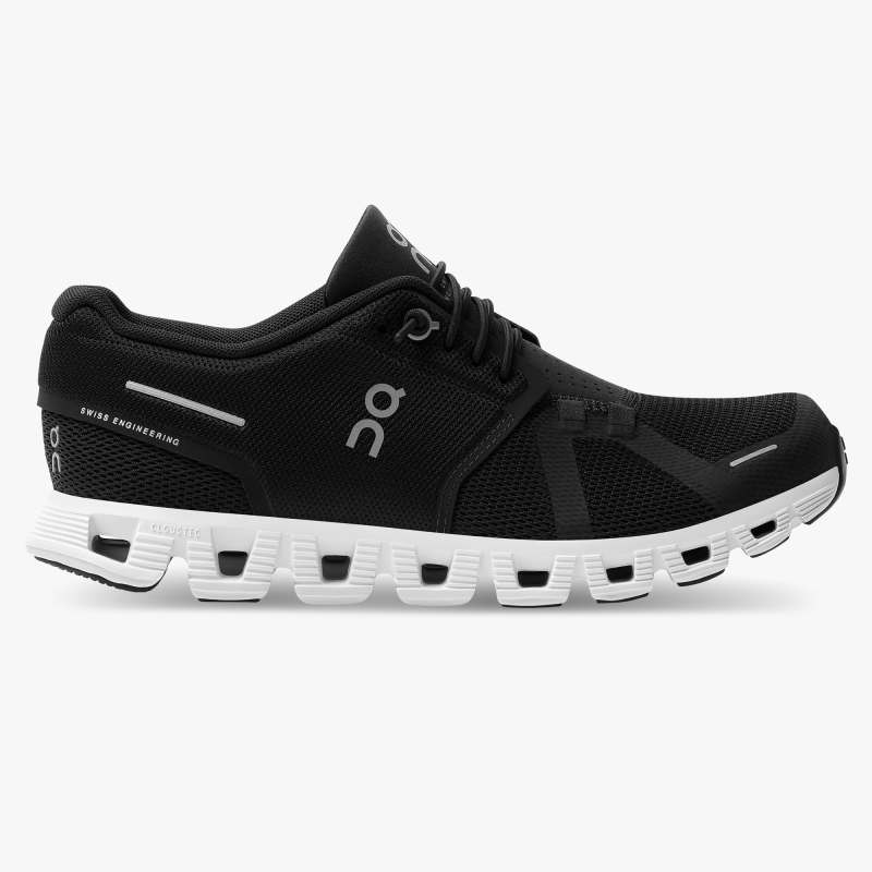 On Running Cloud Shoes Women's Cloud 5-Black | White