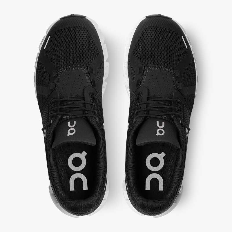 On Running Cloud Shoes Women's Cloud 5-Black | White