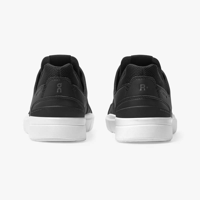 On Running Cloud Shoes Women's THE ROGER Clubhouse-Black | White - Click Image to Close