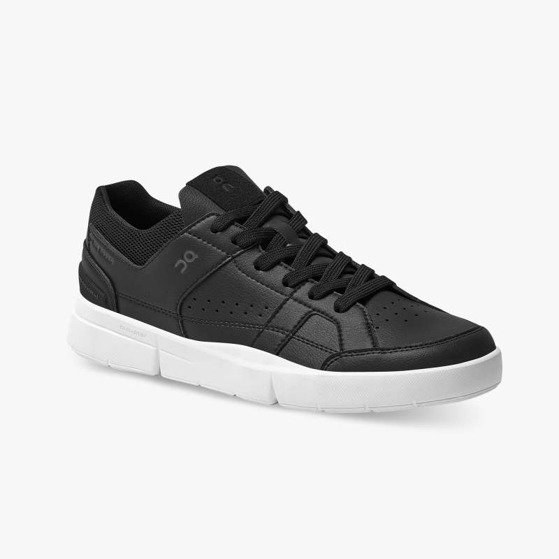 On Running Cloud Shoes Women's THE ROGER Clubhouse-Black | White