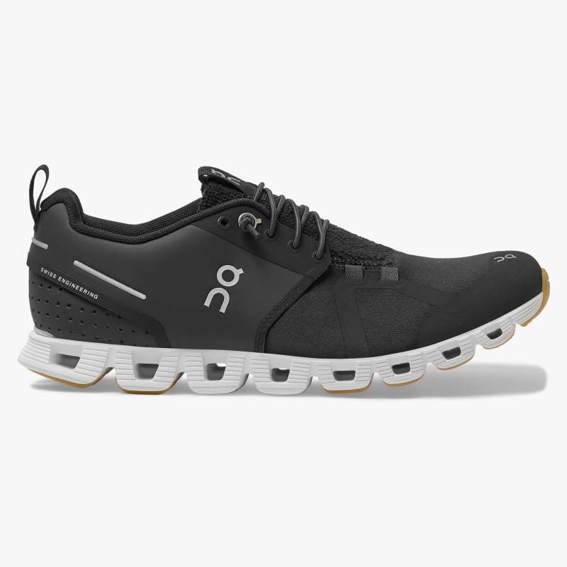 On Running Cloud Shoes Women's Cloud Terry-Black | White - Click Image to Close