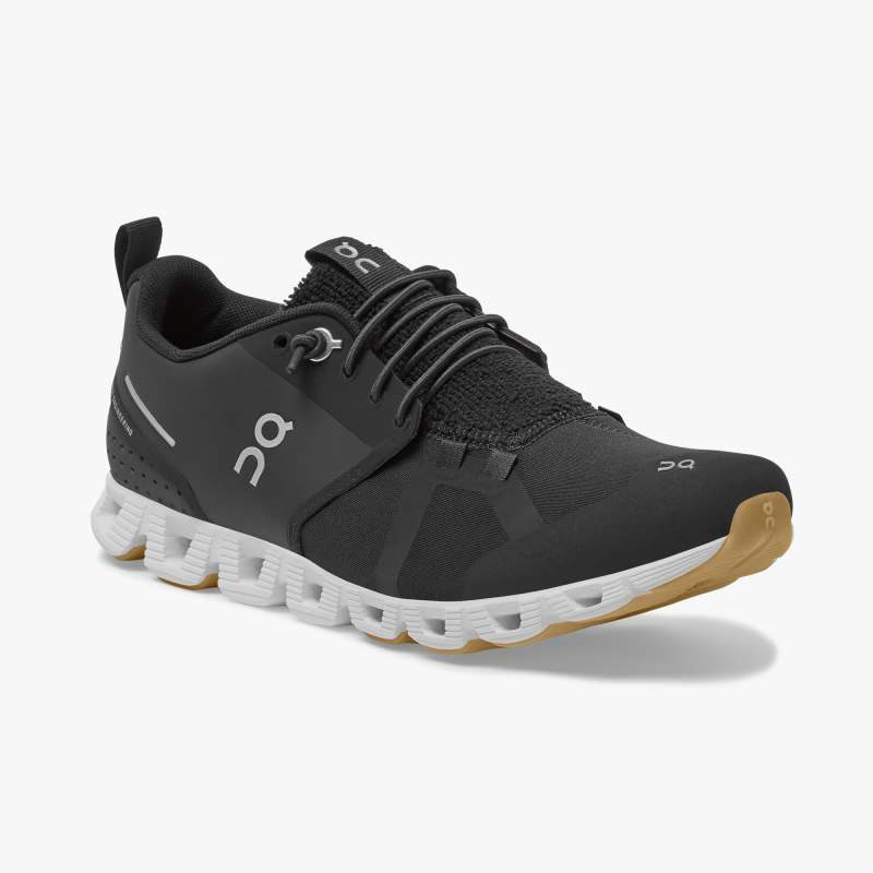 On Running Cloud Shoes Women's Cloud Terry-Black | White
