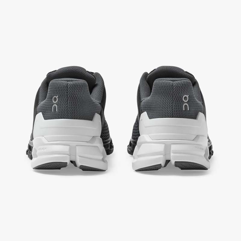 On Running Cloud Shoes Men's Cloudflyer Wide-Black | White - Click Image to Close