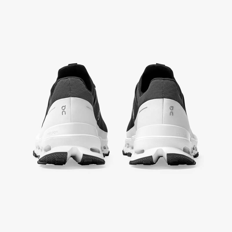 On Running Cloud Shoes Men's Cloudultra-Black | White - Click Image to Close