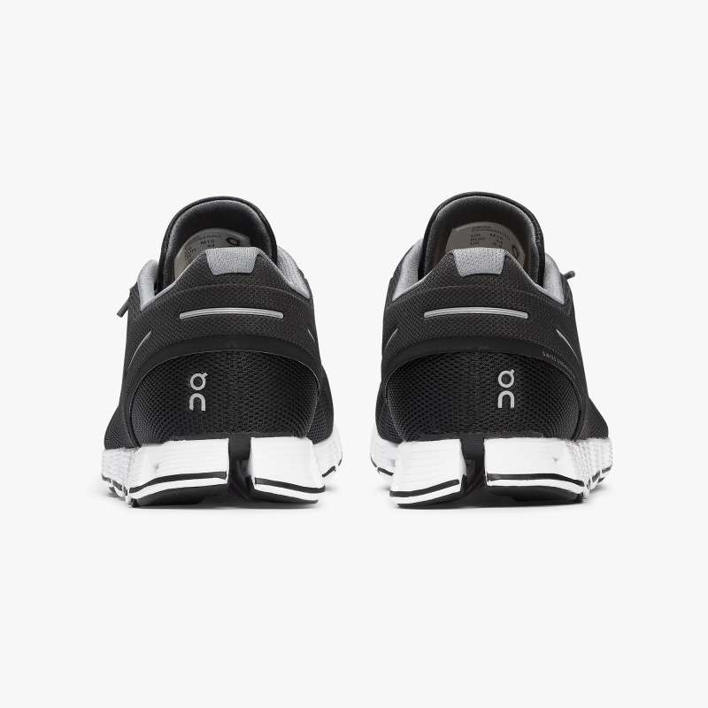 On Running Cloud Shoes Men's Cloud-Black | White - Click Image to Close