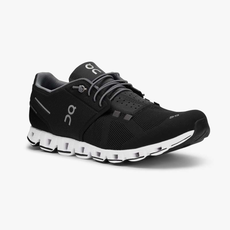 On Running Cloud Shoes Men's Cloud-Black | White