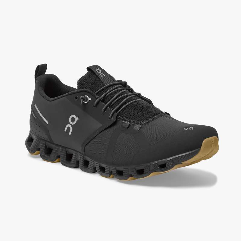 On Running Cloud Shoes Men's Cloud Terry-Black - Click Image to Close