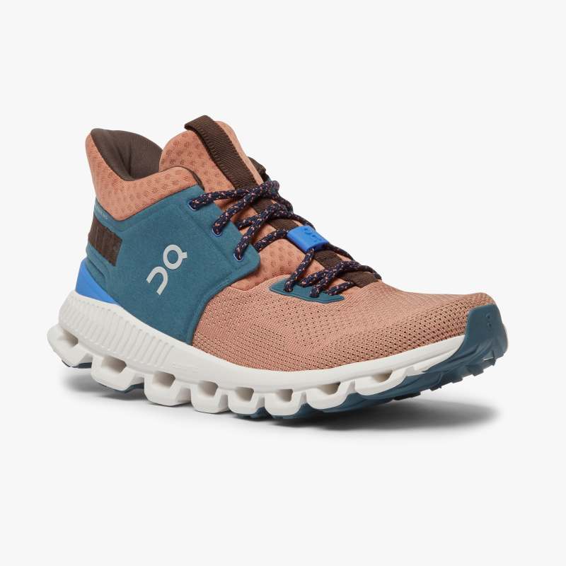 On Running Cloud Shoes Women's Cloud Hi Edge-Blush | Storm