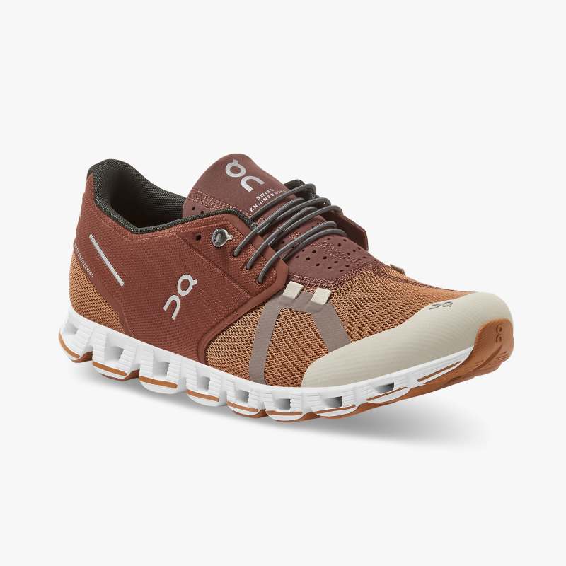 On Running Cloud Shoes Men's Cloud 70 | 30-Brick | Pecan